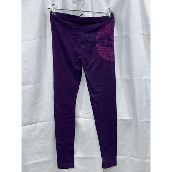 GWC Good World Clothing purple leggings with hip graphic | Sz M - Picture 5 of 5